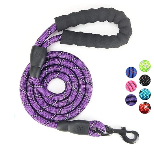 Reflective Rope Leash for Large Dogs